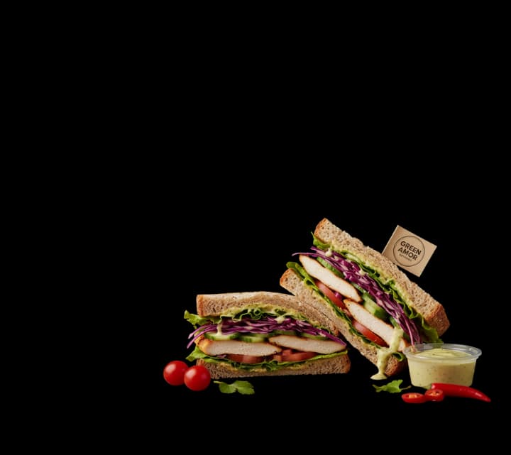 Green Amor wraps and healthy meals